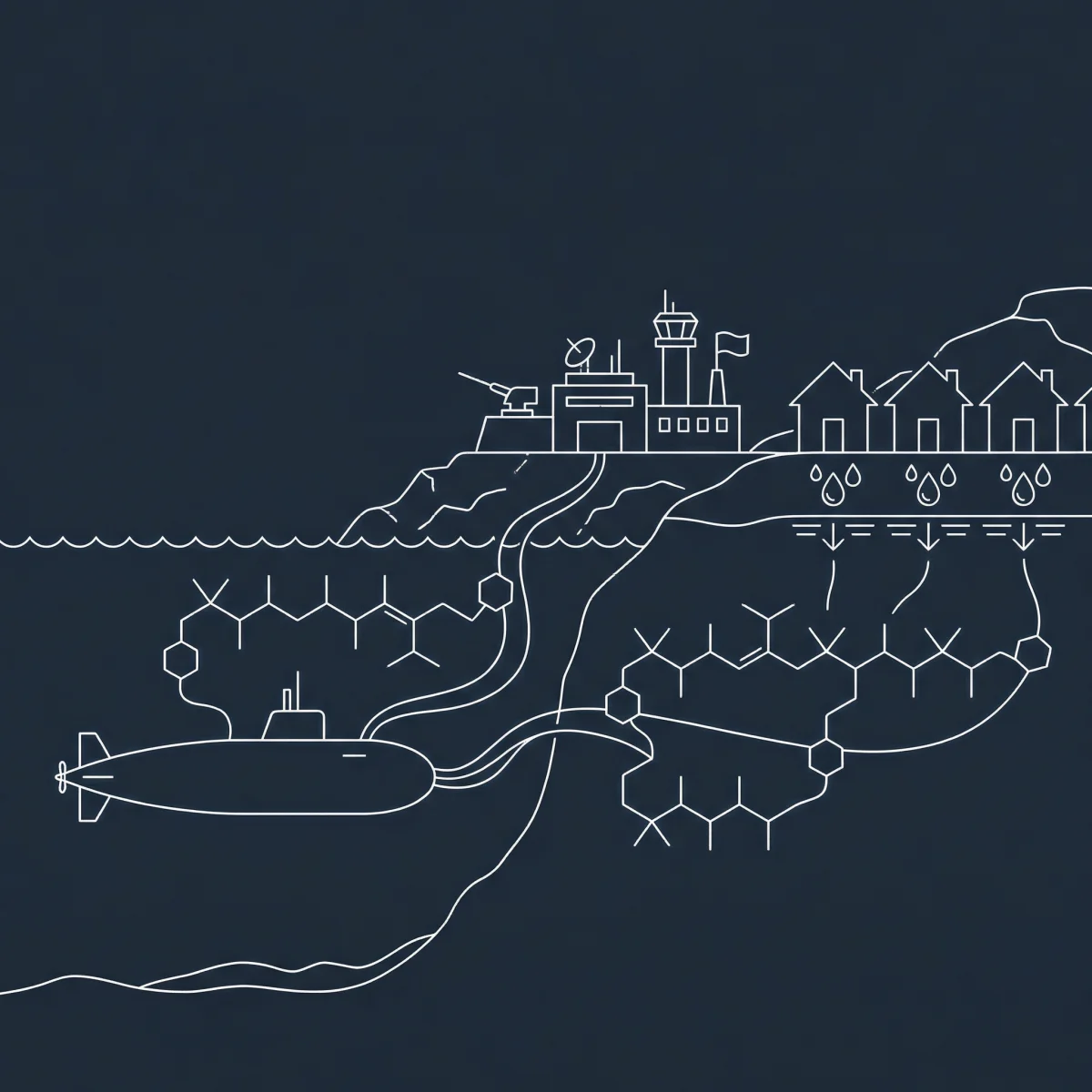 Navy Base PFAS in Groton and New London, CT